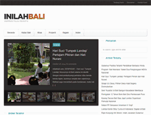 Tablet Screenshot of inilahbali.com